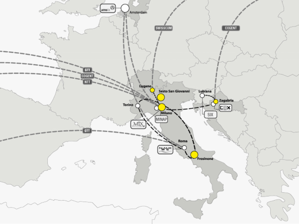 connettivita datacenter italiani