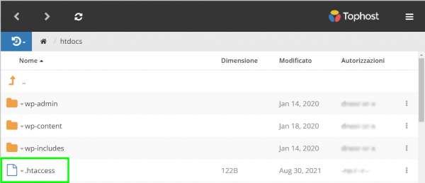 configurare .htaccess