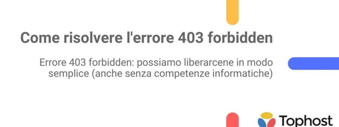 403 forbidden come risolvere