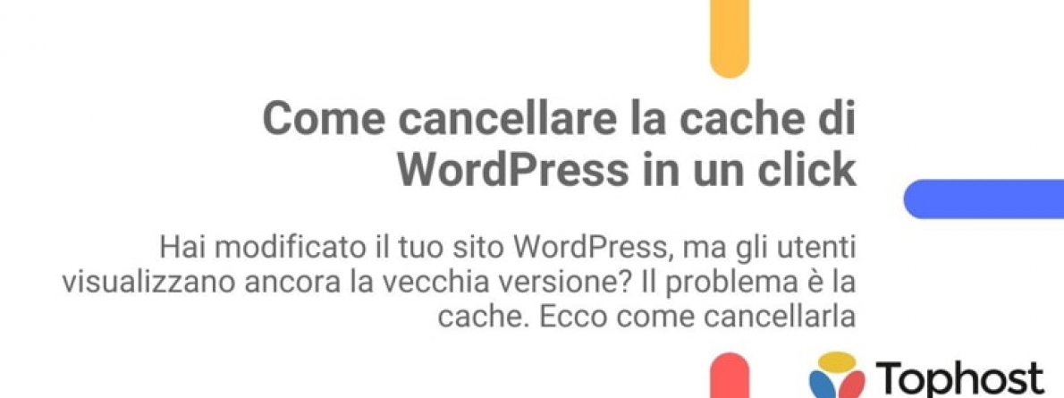 cancellare cache wordpress