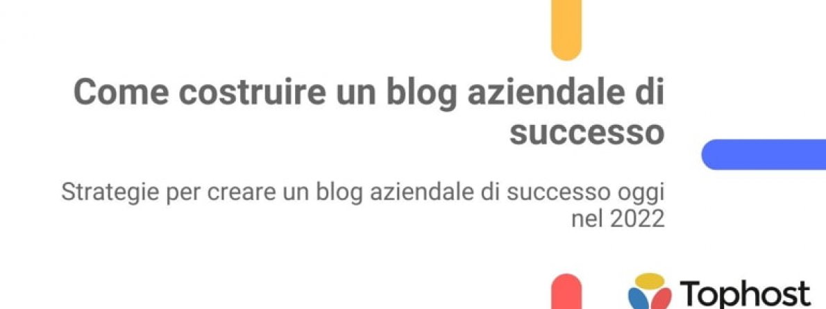 come creare un blog aziendale