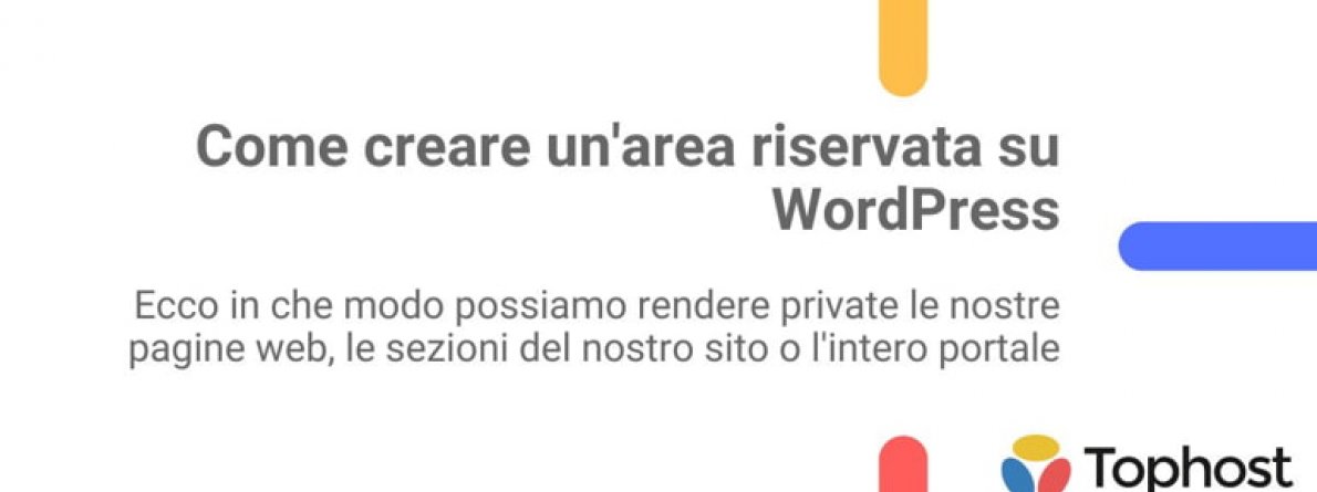creare area riservata wordpress