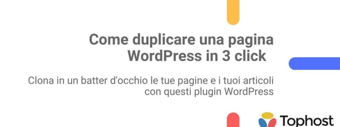 duplicare pagina wordpress