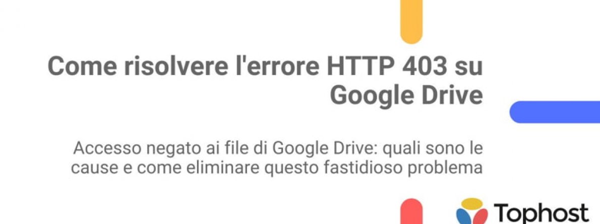 http errore 403 drive