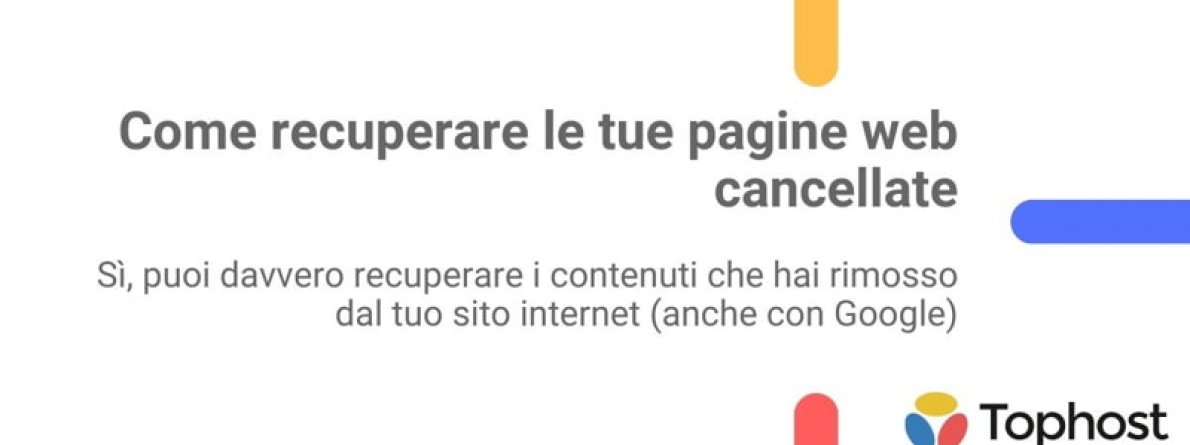 recuperare pagine web cancellate