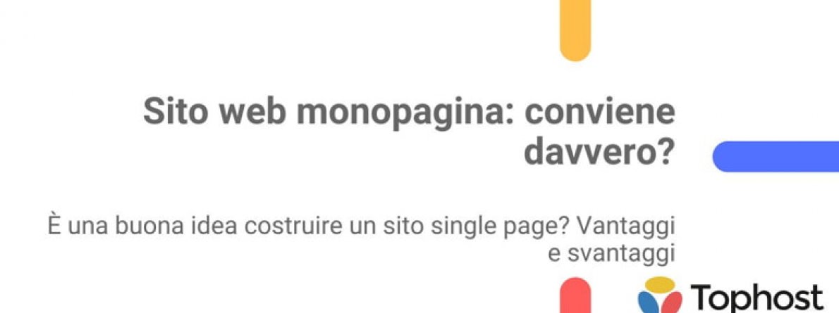 sito web monopagina