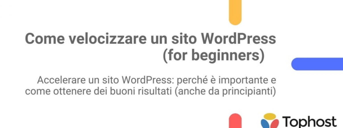 velocizzare sito wordpress