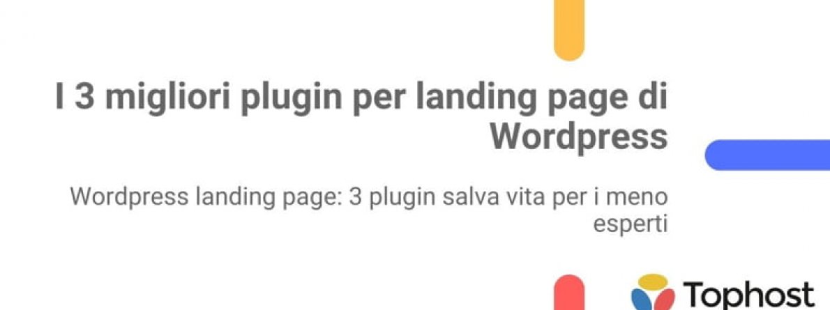 wordpress landing page