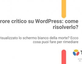 Errore critico su WordPress: come risolverlo?