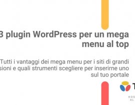 3 plugin WordPress per un mega menu al top